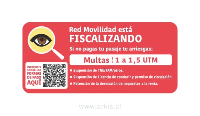 Adhesivo advertencia fiscalización