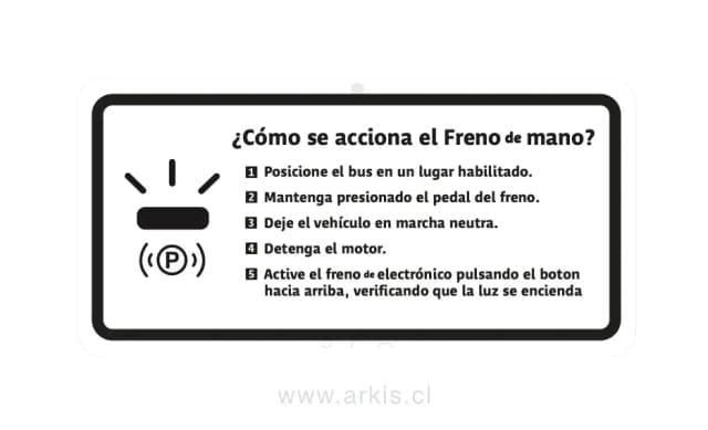 Adhesivo freno de mano