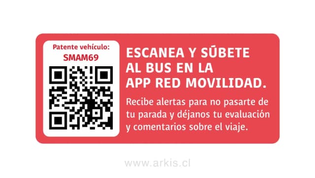Adhesivo súbete al bus
