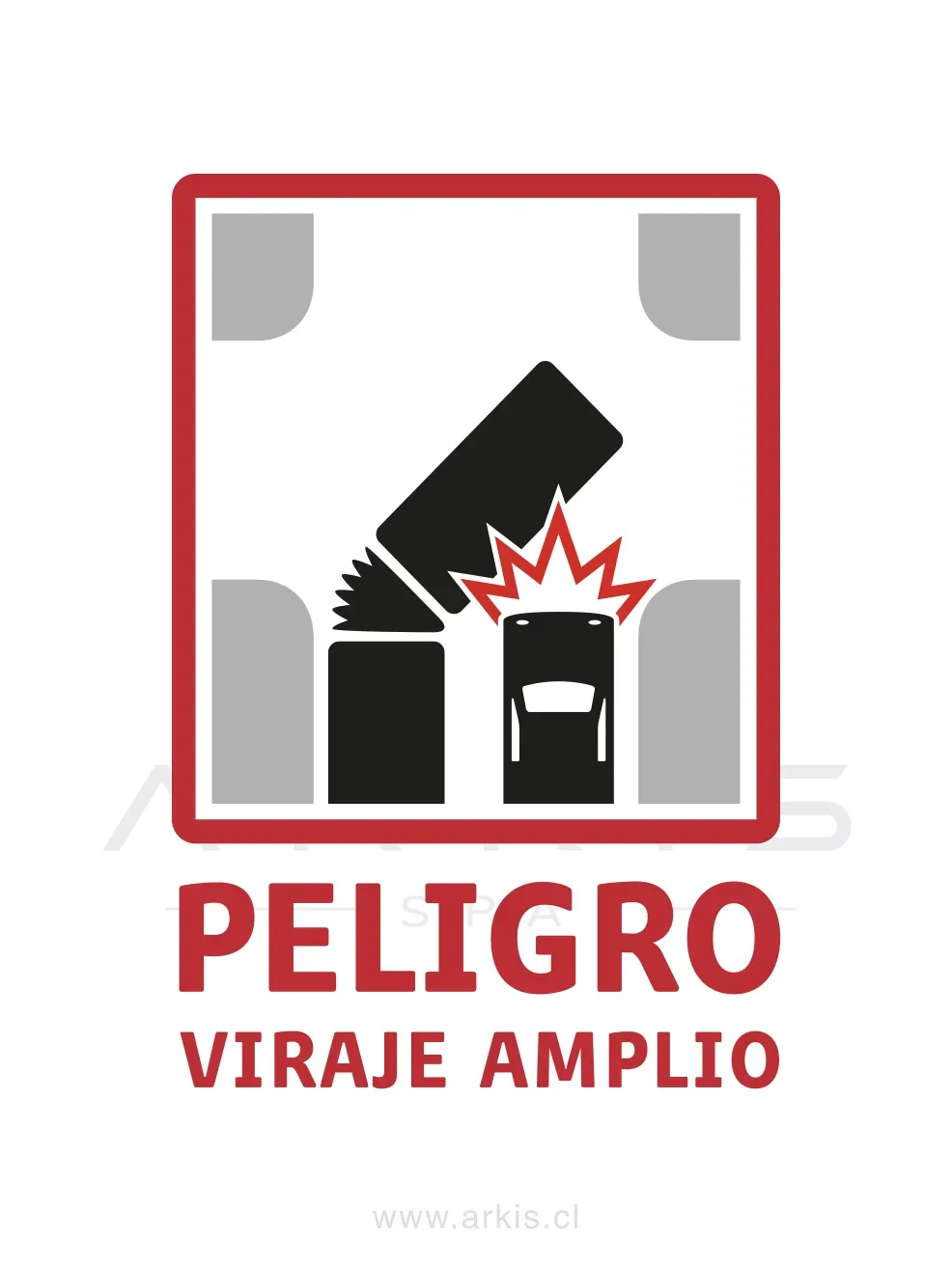 Señal de viraje amplio