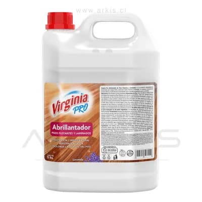 Abrillantador Virginia Pro Piso Flotante Lavanda 5 L