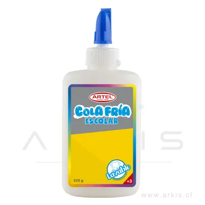 Adhesivo Cola Fría Artel Escolar 225 g