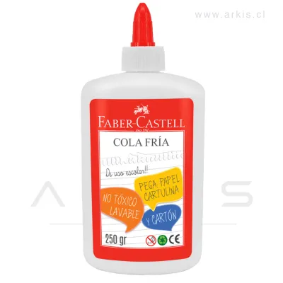 Adhesivo Cola Fría Faber-Castell Escolar 250 g