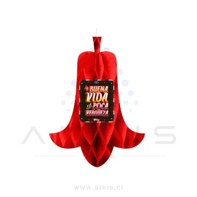 Adorno Feco Fiestas Patrias Adorno Copihue 45 Cm