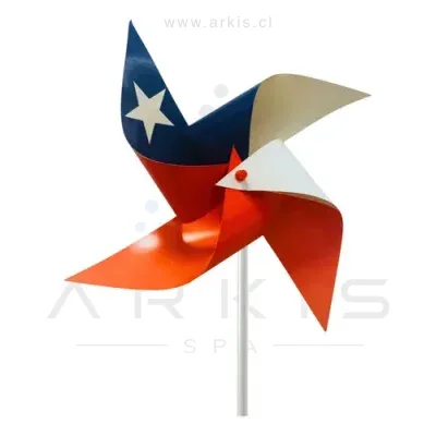 Adorno Feco Fiestas Patrias Remolino Chile 100 Unidades