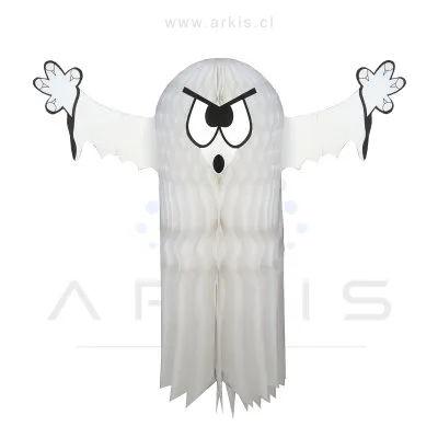 Adorno Guirnalda HW Fantasma Feco Halloween 36 Cm