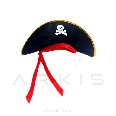 Adorno Sombrero Pirata Corsario Feco Espuma Halloween