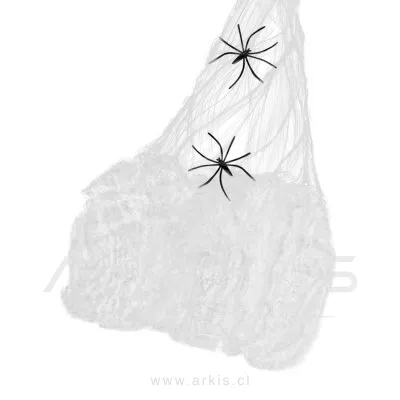 Adorno Telaraña Feco Halloween Blanco 20 G