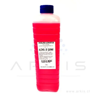 Alcohol de Quemar Lalms Solvente 1 L