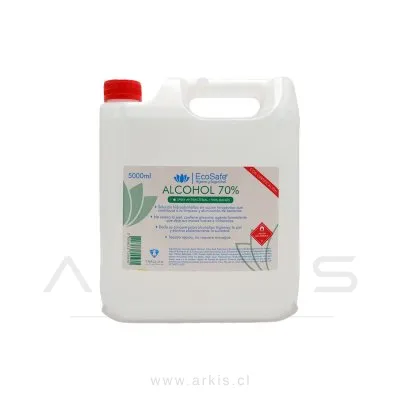 Alcohol Desnaturalizado Ecosafe 70 % 5 L