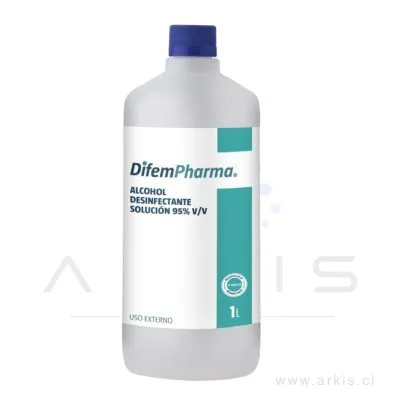 Alcohol Difem Pharma Desinfectante Solución 95 % 1 L