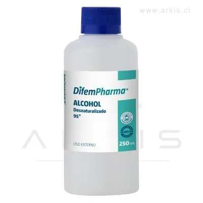 Alcohol Difem Pharma Desnaturalizado 95% 250 ml