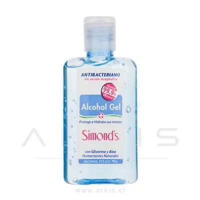Alcohol gel Simond'S 70% Sin Enjuague 75 ml
