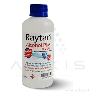 Alcohol Plus Raytan 70% 250 ml