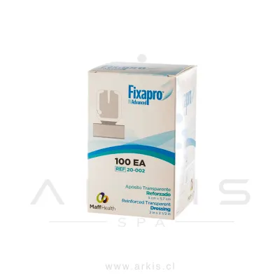 Apósito Transparente Fixapro IV Advanced con Adhesivo 5.0x5.7 cm 100 Unidades