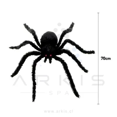 Araña Feco Halloween Chica 70 cm Negro