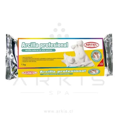 Arcilla Artel Profesional Blanca 1 Kg