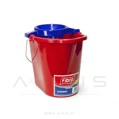 Balde Fibro con Escurridor Sin Mopa 14 L
