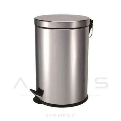 Basurero de Acero Inoxidable 21 x 28 cm 5 L