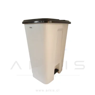 Basurero Macasi con Tapa y Pedal 34 L