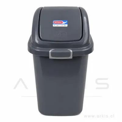 Basurero Secowash con Tapa Push 60 L