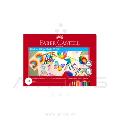 Block de Dibujo Faber Castell 99 1/8 20 Hojas