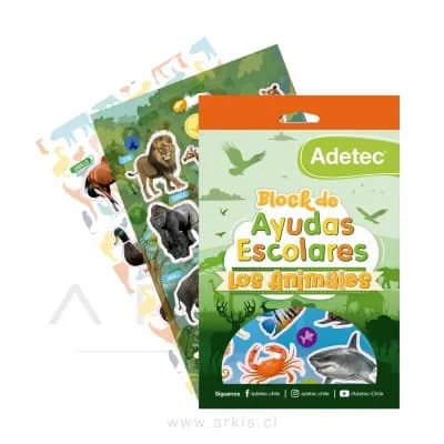 Block de Stickers Adetec Los Animales