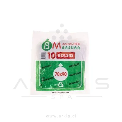 Bolsa de Aseo BM 70x90 cm 10 Unidades