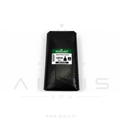 Bolsa de Aseo Ecoplast 120x130 cm 5 Unidades Negro