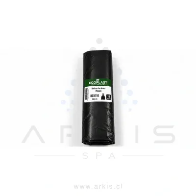 Bolsa de Aseo Ecoplast 80x110 cm 10 Unidades Negro