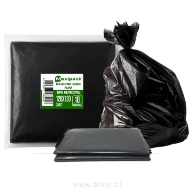 Bolsa de Aseo Maxipack 120 x 130 cm 10 Unidades