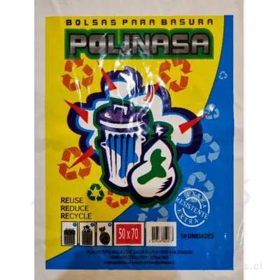 Bolsa de Aseo Polinasa 50x70 cm 10 Unidades