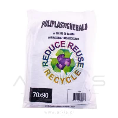 Bolsa de Aseo Poliplastic 70x90 cm 10 Unidades