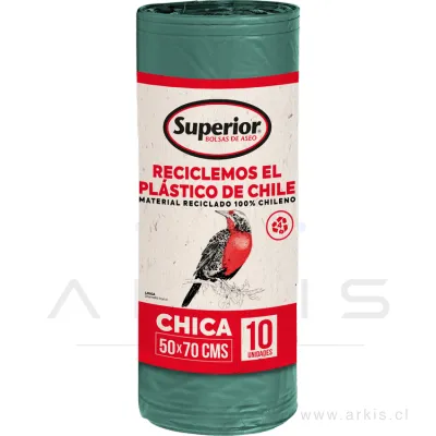Bolsa de Aseo Superior Chica 50x70 cm 10 Unidades