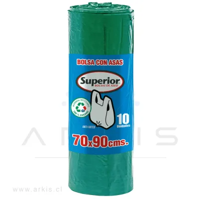 Bolsa de Aseo Superior con Asas 70x90 cm 10 Unidades