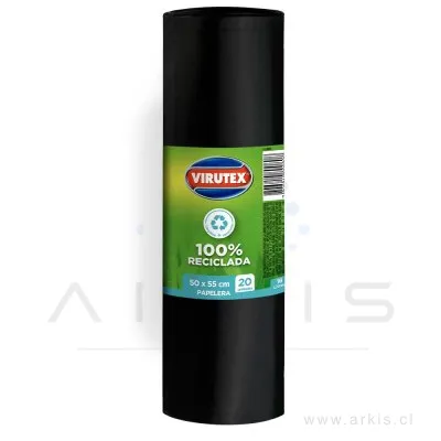 Bolsa de Aseo Virutex Eco 50x55 cm 20 Unidades