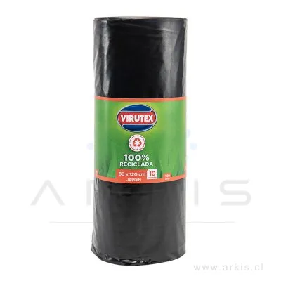 Bolsa de Aseo Virutex Jardín 80x120 cm 10 Unidades