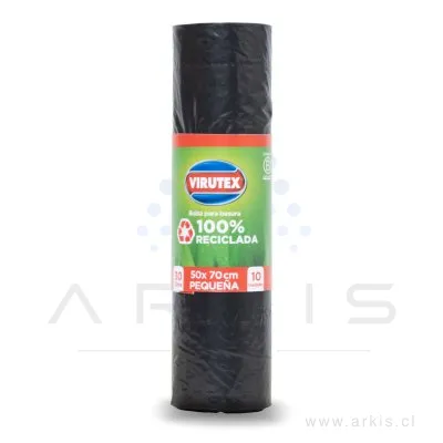 Bolsa de Aseo Virutex Pequeña 50x70 cm 10 Unidades