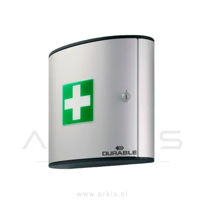 Botiquín Durable Aluminio 2 Compartimientos 36 Elementos
