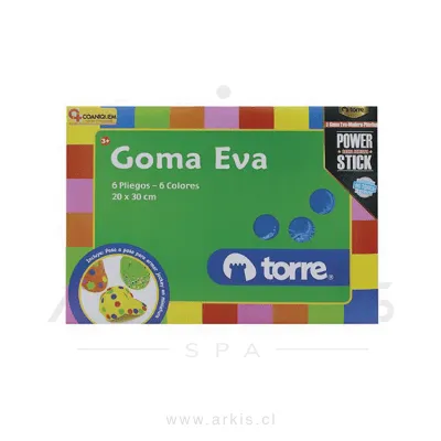 Carpeta Arte Torre goma Eva 6 Hojas