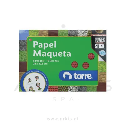 Carpeta con Papel Maqueta Torre 6 Pliegos