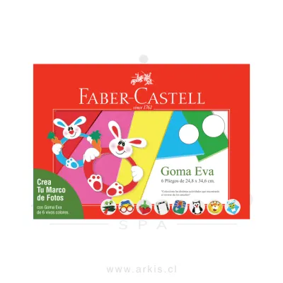 Carpeta Goma Eva Faber-Castell Arte 27.9x39 cm Surtido