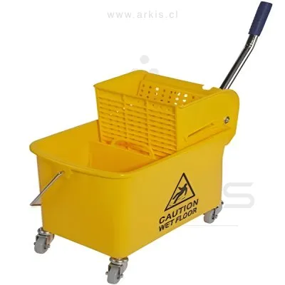 Carro Estrujador Secowash 20 L Amarillo