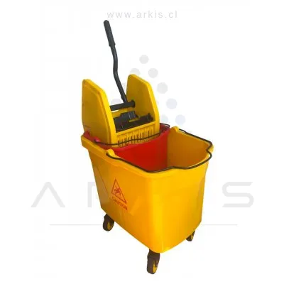Carro Estrujador Secowash Doble Depósito 35 L