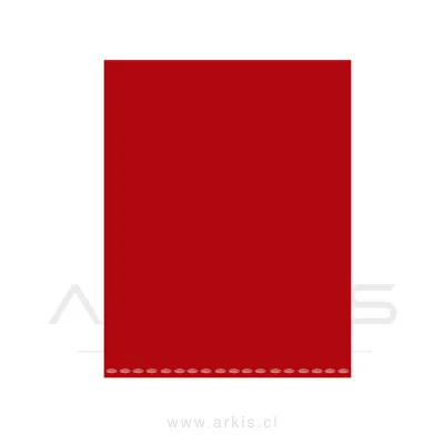 Cartón Artel 53x75 cm Bermellón