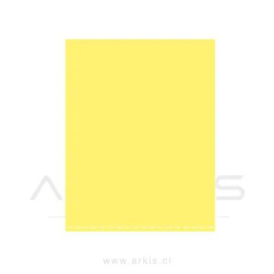 Cartulina Color Artel 53X75 cm Amarillo Medio Paquete de 25 Unidades