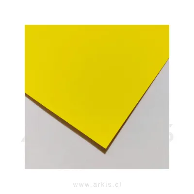 Cartulina Española Halley 55X77 cm Amarillo 25 Unidades