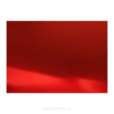 Cartulina Metálica Torre 50X70 cm Rojo 25 Unidades