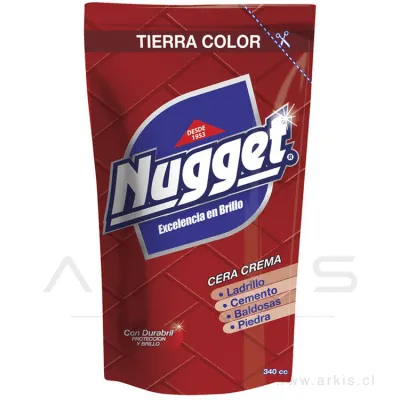 Cera en Crema Nugget Doypack 340 g Tierra Color