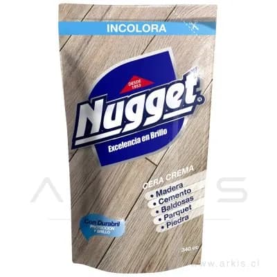 Cera en Crema Nugget Incolora Doypack 340 g